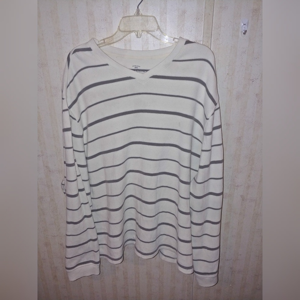Big Men's Striped Sweater